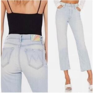 Mother Superior The Tomcat Hella Hot Straight Jeans Women's Size 25